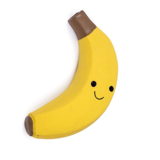 New Latex Banana Foodie Faces Dog Toy