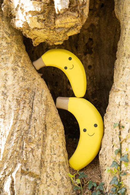 New Latex Banana Foodie Faces Dog Toy