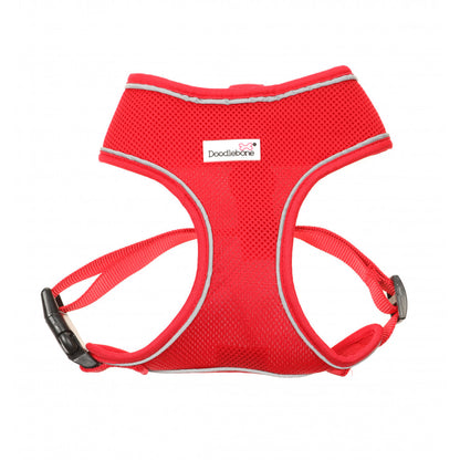 Doodlebone Originals Airmesh Dog Harness Ruby Red