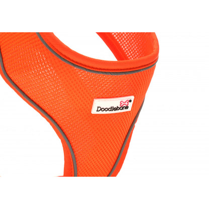 Doodlebone Originals Airmesh Dog Harness Tangerine Orange