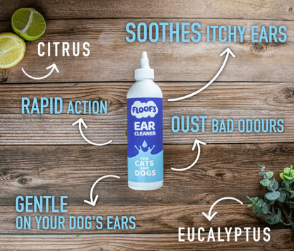 New Floofs Ear Cleaner For Cats and Dogs.