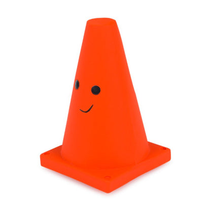 New Teri The Traffic Cone Latex Dog Toy