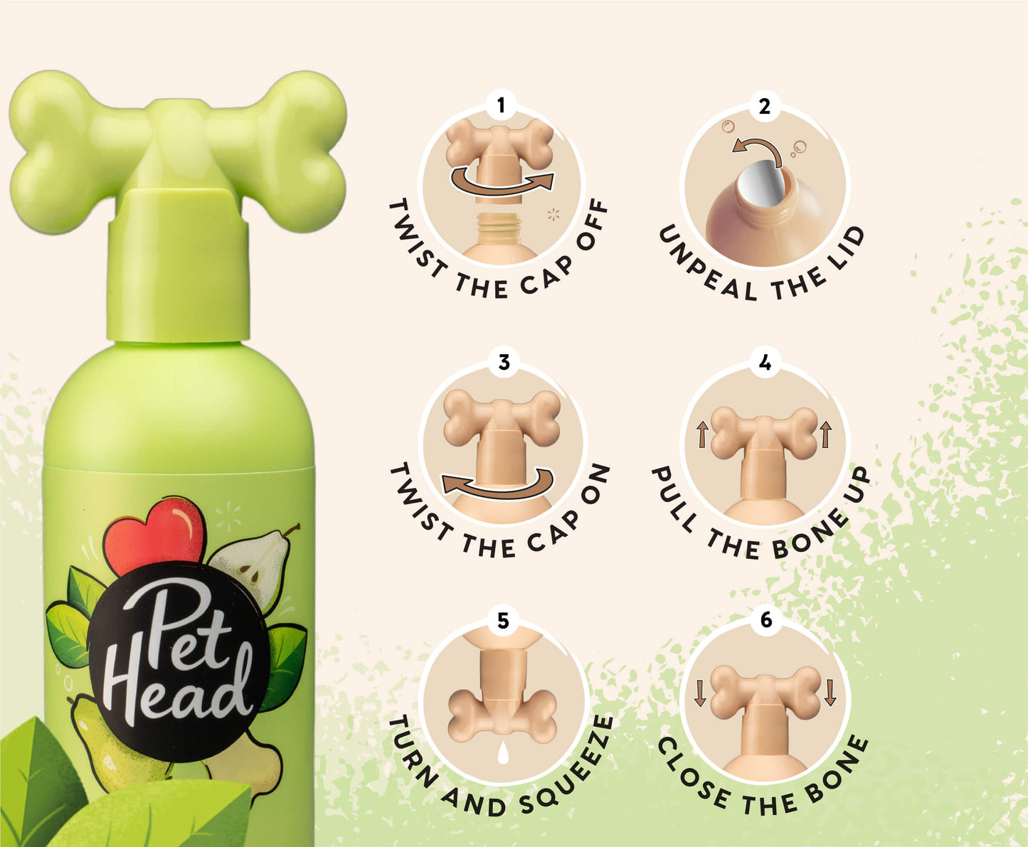 Pet Head, Mucky Pup Puppy Shampoo, Pear With Chamomile