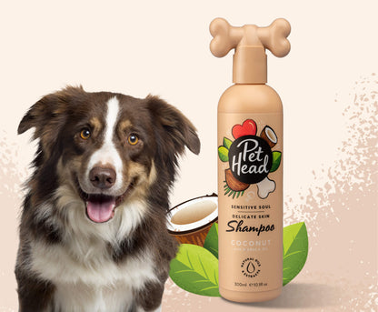 Pet Head, Sensitive Soul Delicate Skin Shampoo, Coconut With Marula Oil